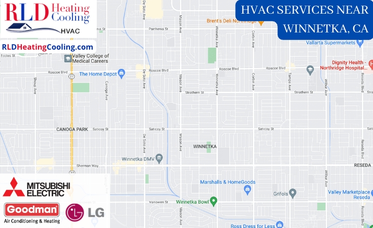 HVAC services Winnetka, CA heating and cooling services in Winnetka, CA