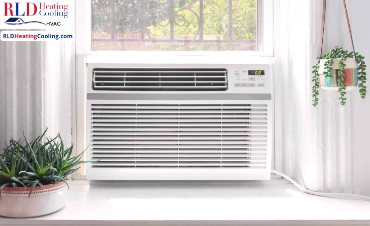 How does a window AC works