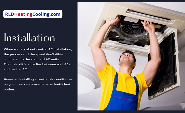 Central air conditioner installation service and cost in Los Angeles, CA