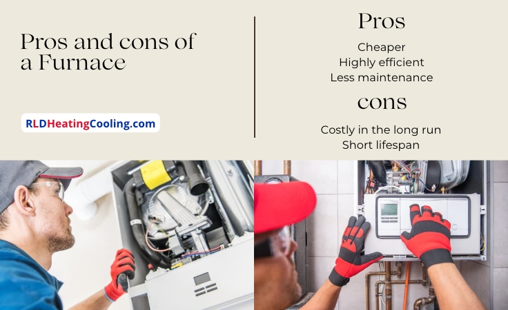 features, pros and cons of a gas furnace