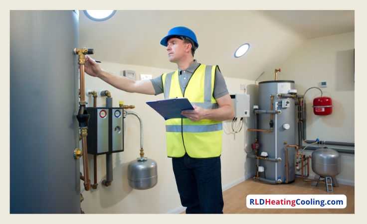 How are water heaters and furnaces connected