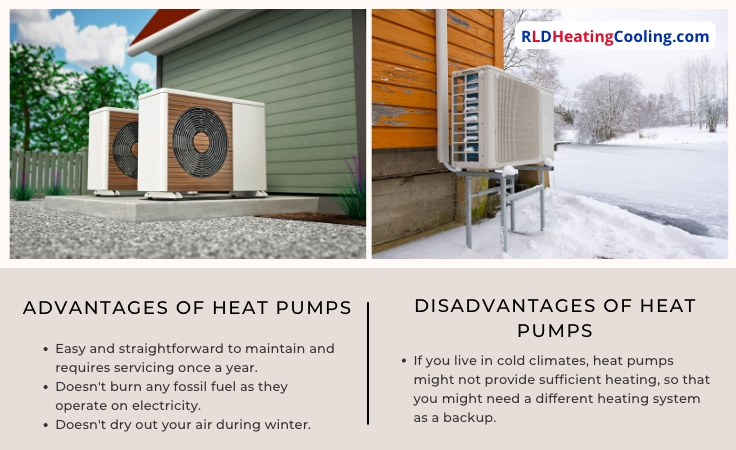 Heat pump pros and cons