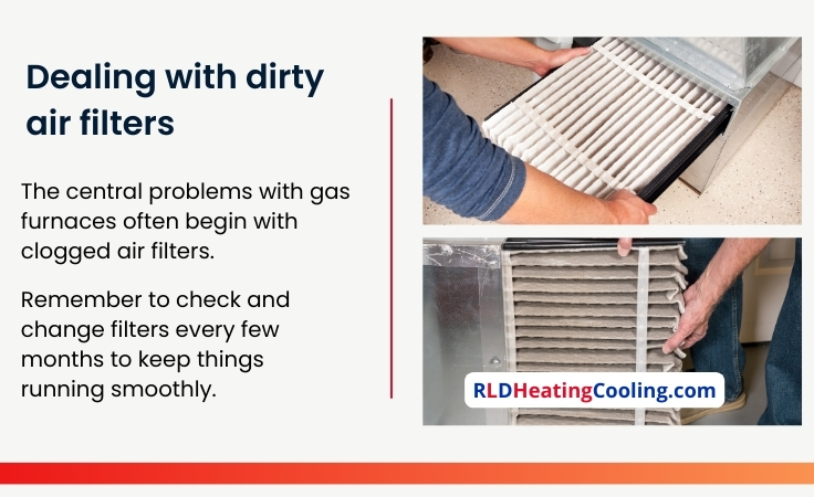 how to replace dirty air filters
